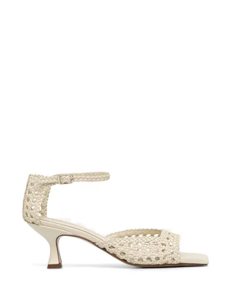 Sandale Souliers Martinez din piele alb