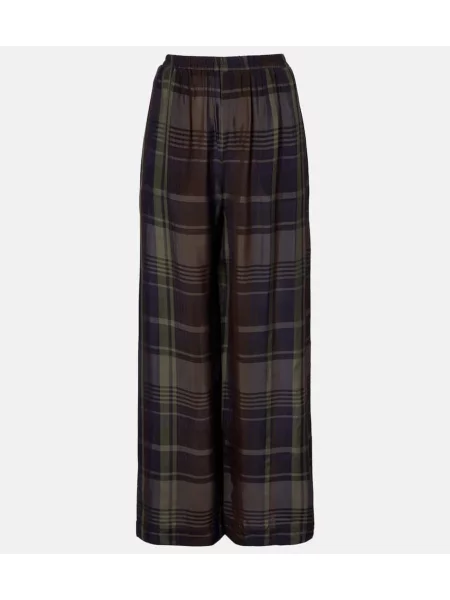 Pantaloni The Frankie Shop în carouri