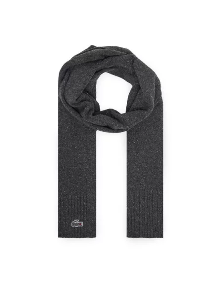 Шарф Lacoste серый