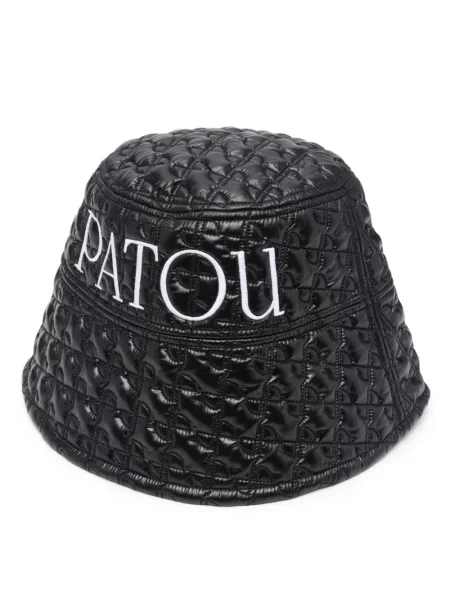 Pălărie Patou cu broderie negru