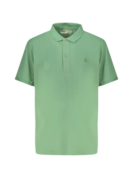 Tricou polo Timberland cu broderie verde