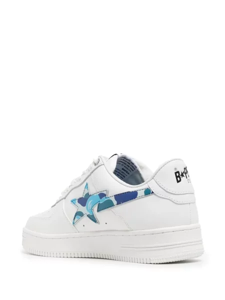 Sneakerși A Bathing Ape® din piele alb