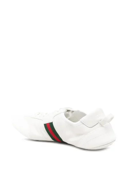 Sneakerși Gucci cu dungi alb