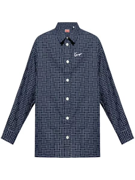 Košulja Kenzo s printom plava