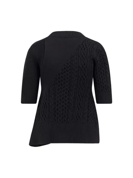 Sweter Sacai czarny