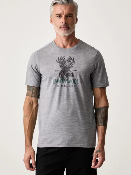 Smartwool tricou pentru bărbați cu lână merino gri