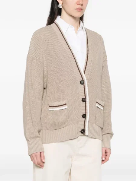 Cardigan Brunello Cucinelli cu dungi