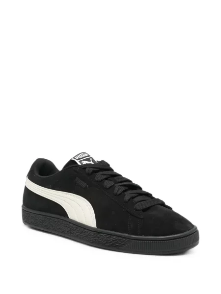 Sneakerși Puma Suede din piele de căprioară negru