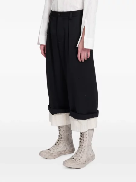 Decupat pantaloni Ann Demeulemeester negru