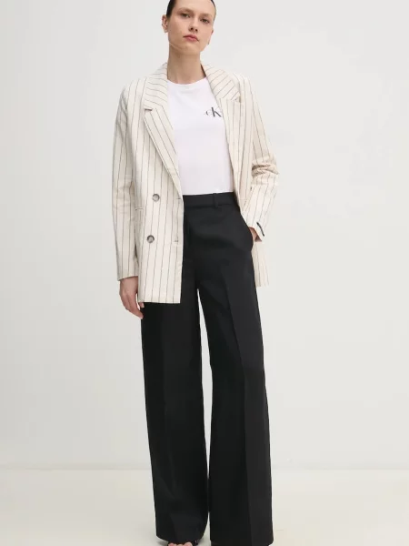 Calvin Klein Jeans kratka majica rdeča