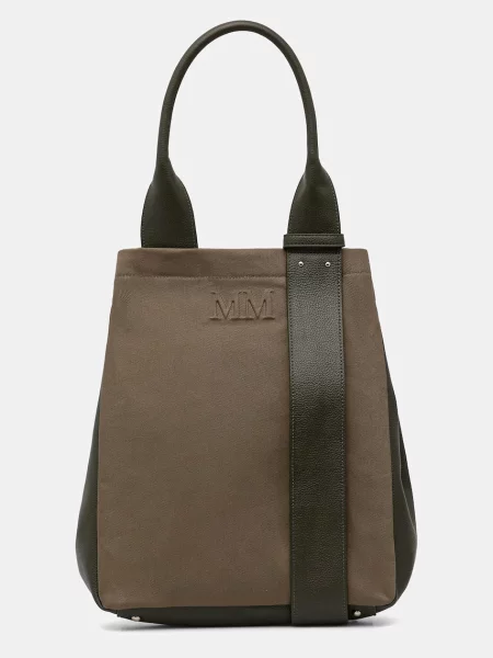 MM by Max Mara by Max Mara geantă PESCO verde