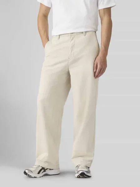 Chinosy o kroju loose fit z czystej bawełny Levi's białe