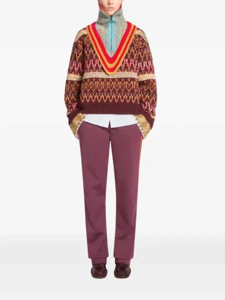Gulerat fular Dries Van Noten de lână roșu