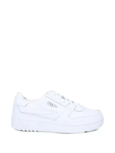 Sneakerși Fila cu autograf alb