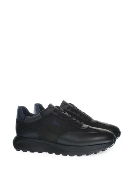 Sneakerși Harmont & Blaine din piele negru