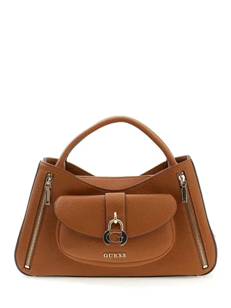Rucsac Guess cu autograf maro