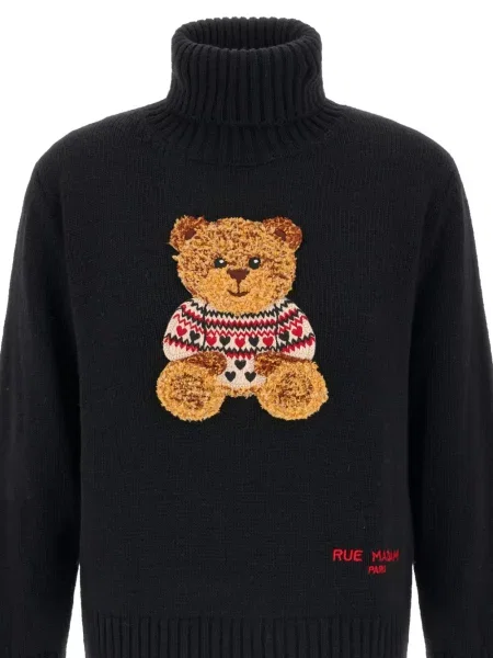 Pulover Rue Madam Paris negru