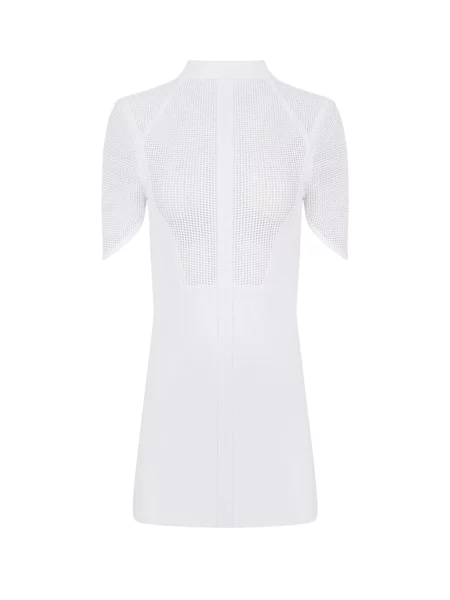 Femif Сукня міді Шкіра/штучна шкіра білий