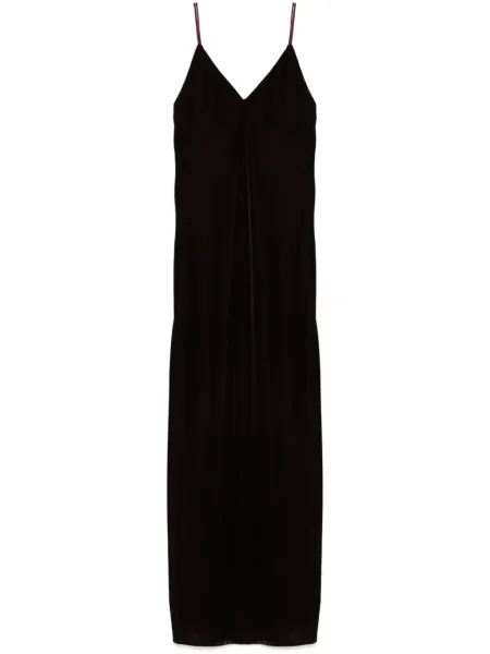 Rochie maxi Blanca Vita de catifea lungă de costum violet