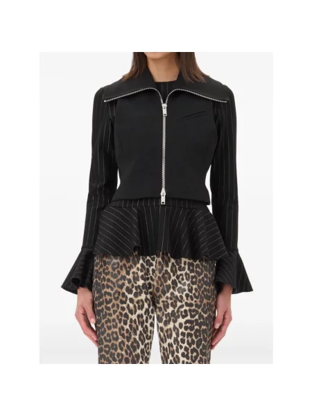 Kamizelka Ganni bez rękawów czarna