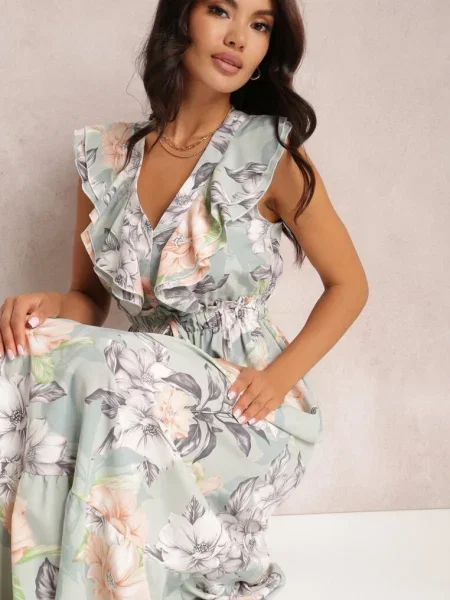 Rochie Mentă Kerna verde