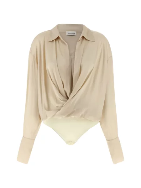 Długa bluzka The Andamane drapowana