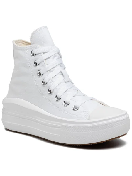 Converse Кецове Ctas Move Hi бял