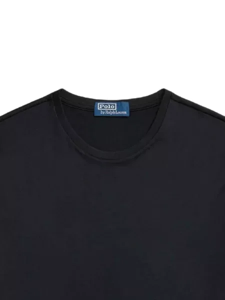 Сhinosy Polo Ralph Lauren z twillu z autografem niebieskie