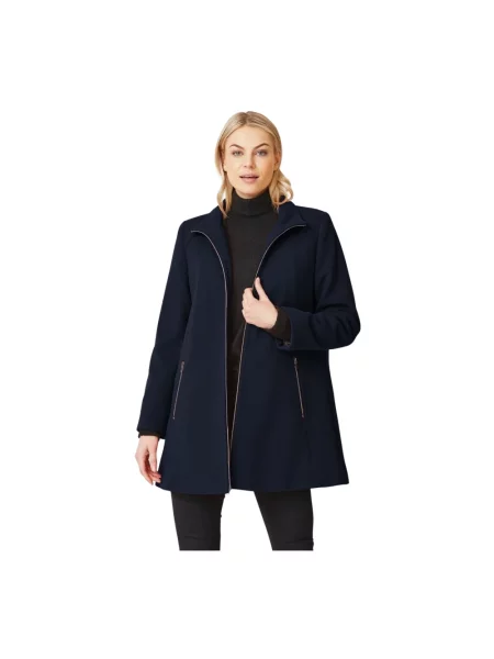 Kurtka Junge wełniana elegancka niebieska