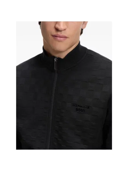 Bluza rozpinana Boss czarna