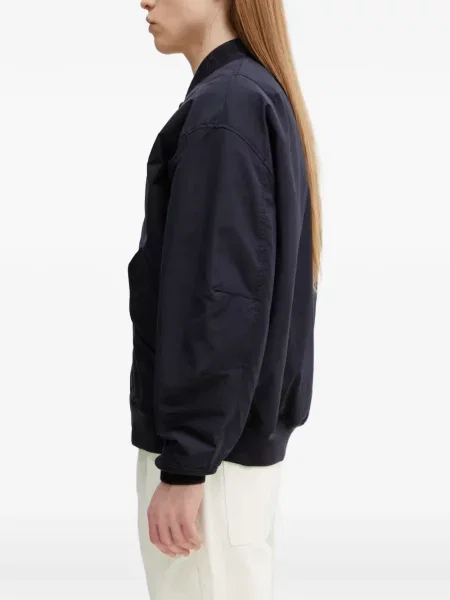 Kurtka bomber Lacoste niebieski
