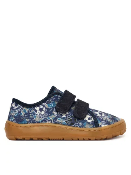 Copati Froddo Barefoot Canvas S modra