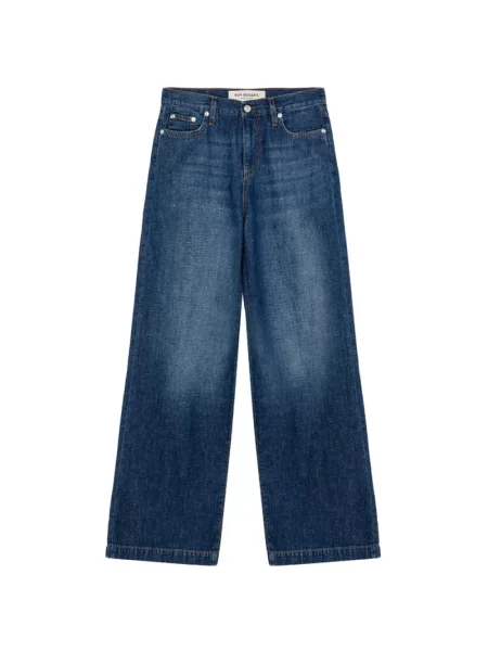 Szerokie jeansy Roy Rogers niebieskie