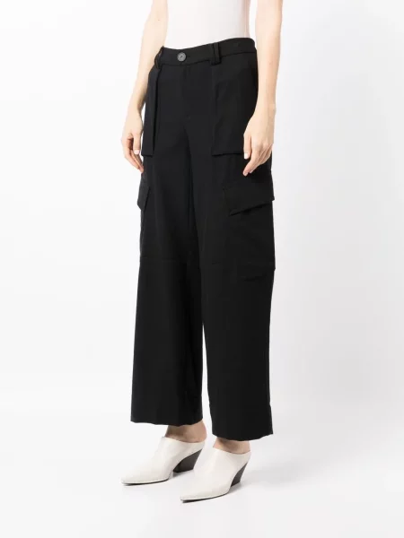 Pantaloni Vince de flanelă negru