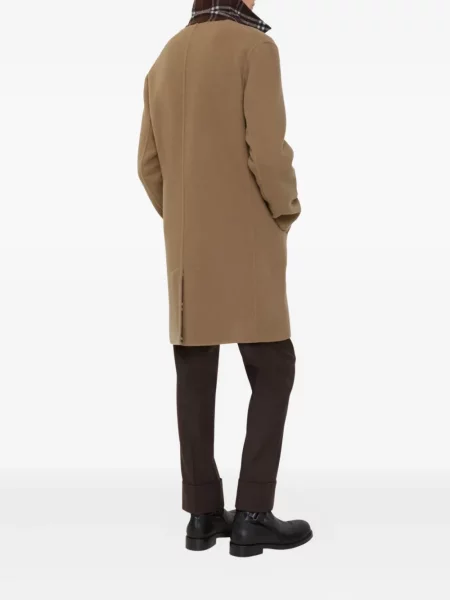Palton Burberry de lână maro