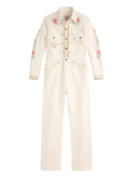 Salopetă Ralph Lauren Rrl de in alb