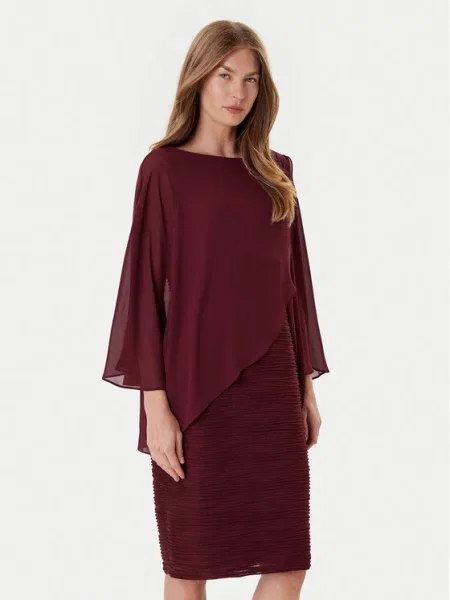 Joseph Ribkoff Sukienka koktajlowa bordowy