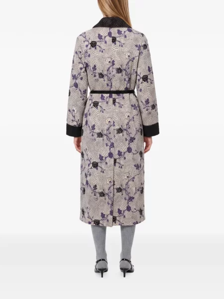 Palton Forte_forte cu model floral cu imagine
