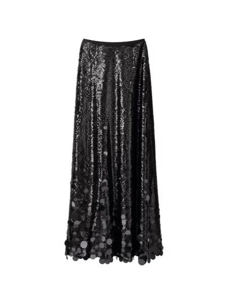 Fusta maxi Edward Achour Paris negru