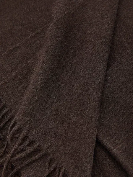 Шерстяной шарф Reserved коричневый