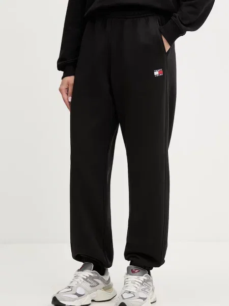 Tommy Jeans spodnie dresowe czarne