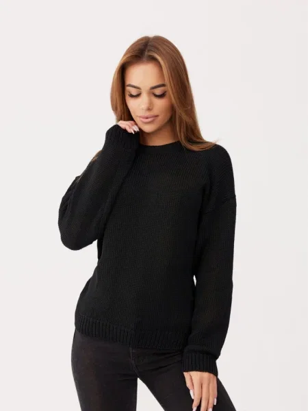 Pulover Ander iz merina črna