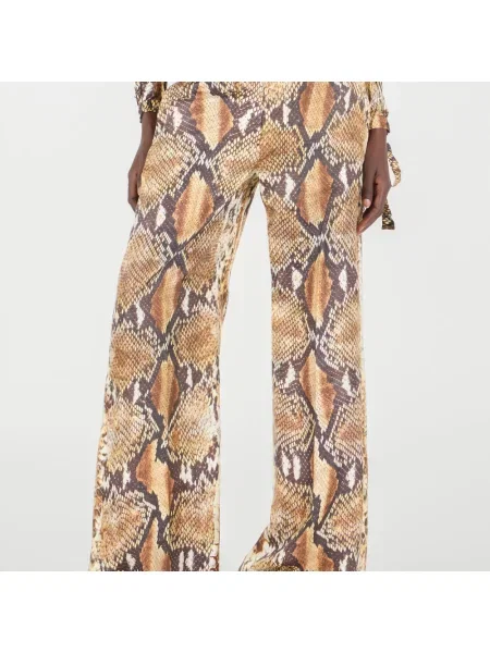 Spodnie Roberto Cavalli brązowe
