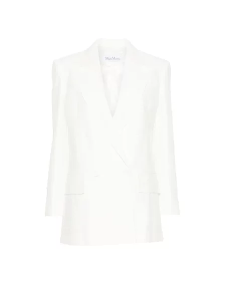 Jakna Max Mara od jersey bijela