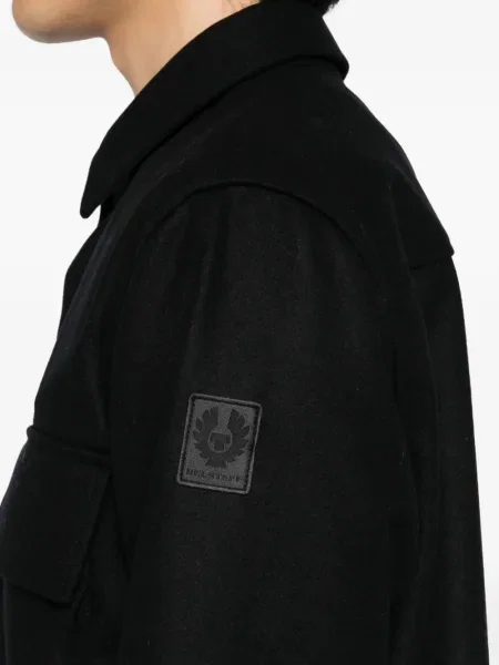 Geacă Belstaff cu petice negru