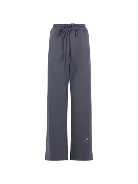 Pantaloni Adidas By Stella Mccartney cu imagine alergare cu cordon gri