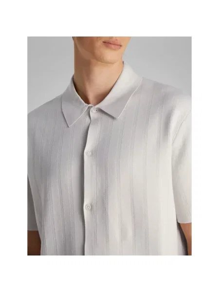 Koszula Calvin Klein żakardowa szara