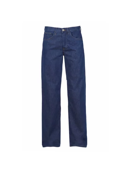 Jeansy straight leg Dondup niebieskie