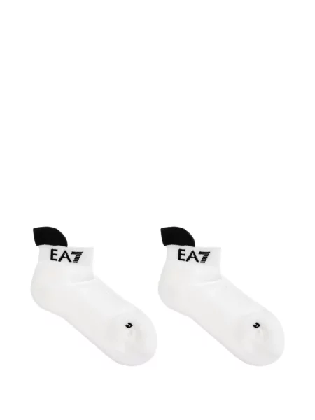 Șosete Ea7 Emporio Armani cu imagine alb