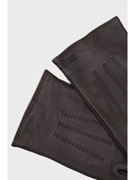 Перчатки Boss коричневые